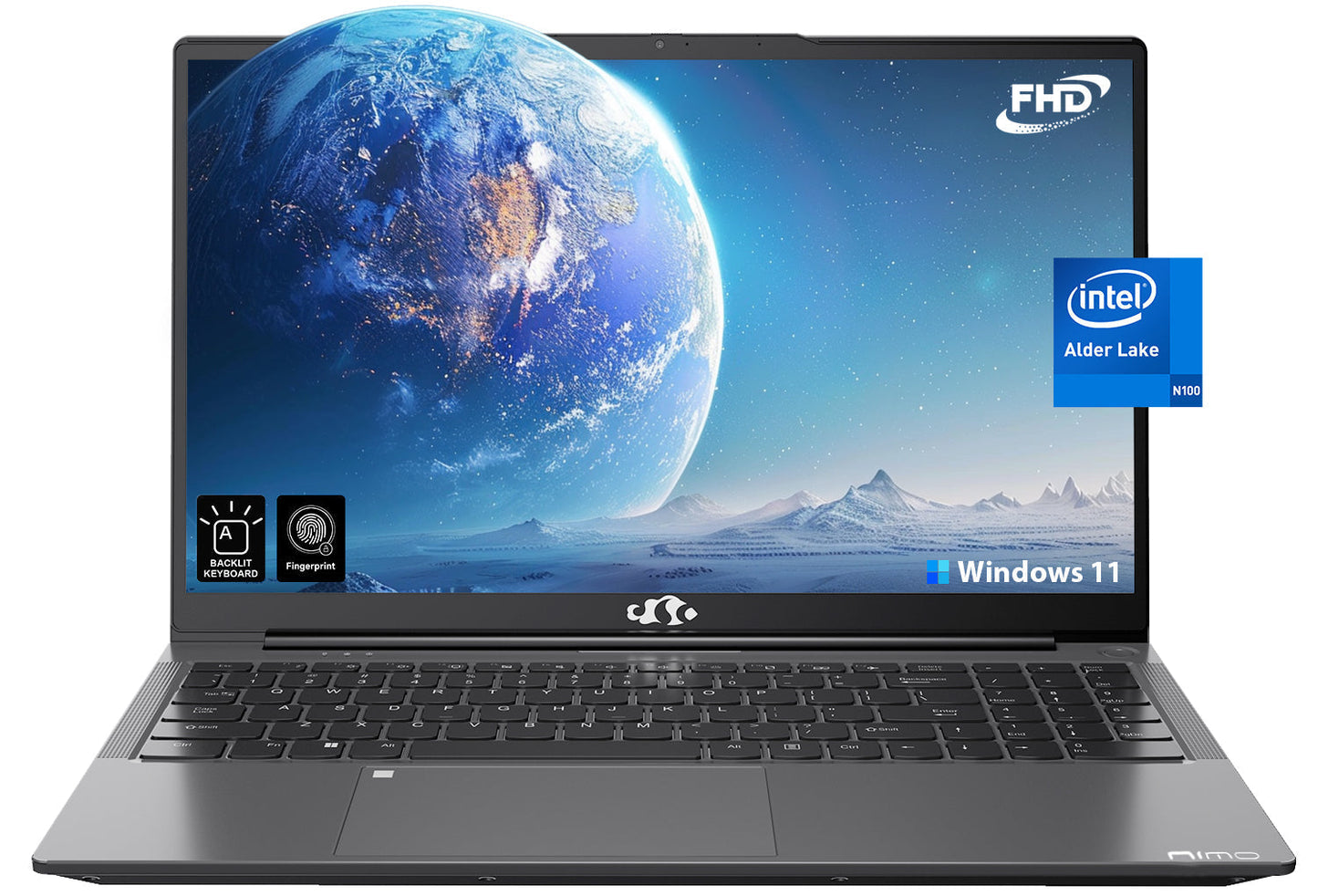 KYYWEE15.6" N151 FHD laptop for Home and School-16GB-Gray