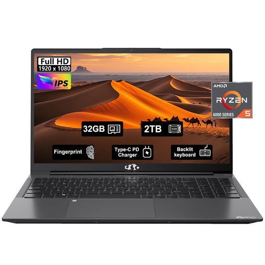 KYYWEE 15.6 N153 FHD R5 6600H Laptop-Gray-2TB