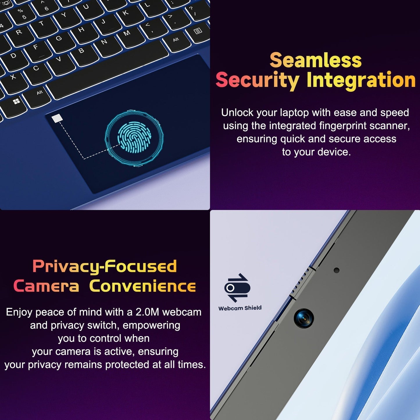 KYYWEE 15.6 FHD N152 AMD R5 3500U | Fast Charger & Fingerprint Sensor Student Laptop-32GB-Blue