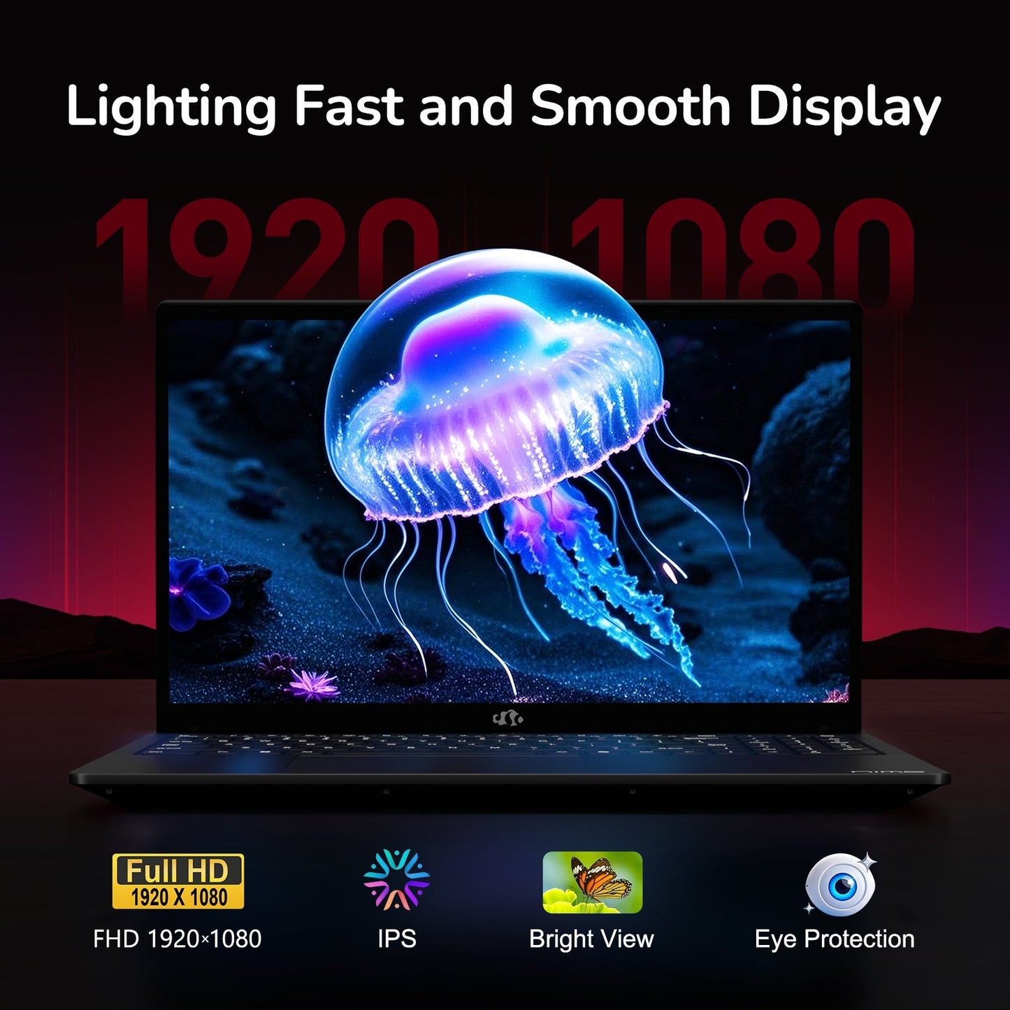15.6'' R7 6800H FHD Business Gaming Laptop Computer-Black-32GB-2TB-Window11 Pro