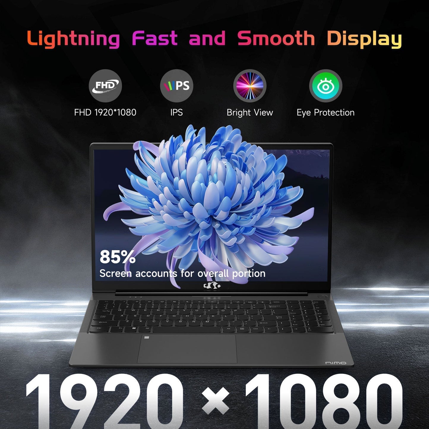 KYYWEE15.6" N151 FHD laptop for Home and School-16GB-Gray