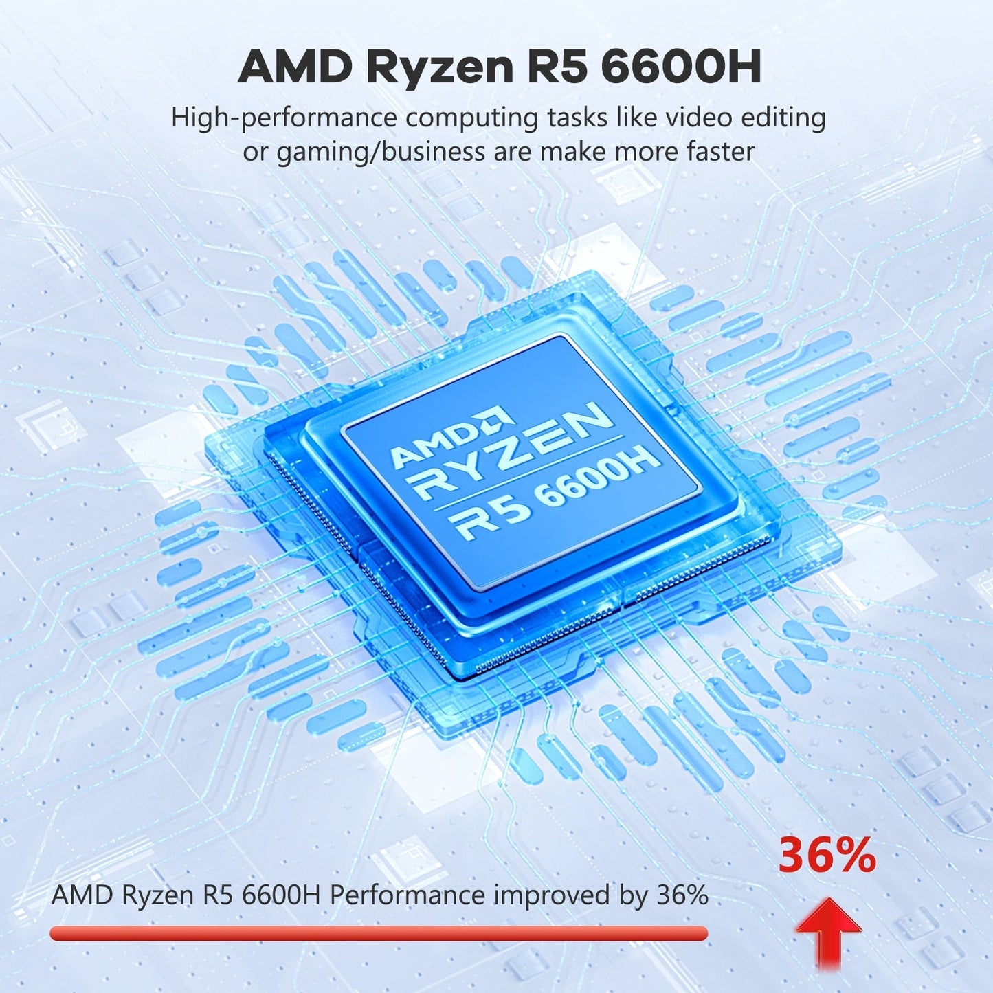 KYYWEE 15.6 N153 FHD R5 6600H Laptop-Red-2TB-Windows 11 Pro