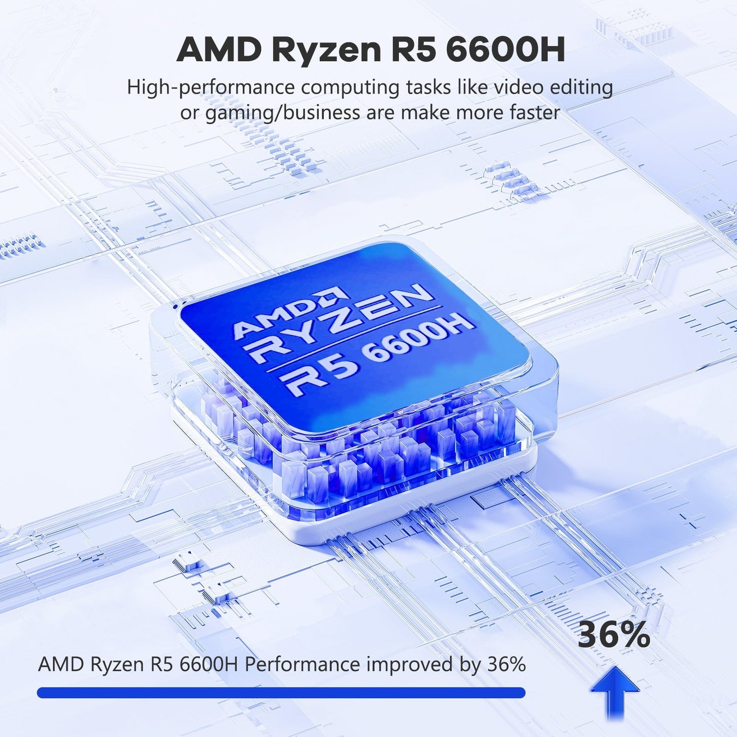 KYYWEE 15.6 N153 FHD R5 6600H Laptop-Silver-1TB-Windows 11 Pro