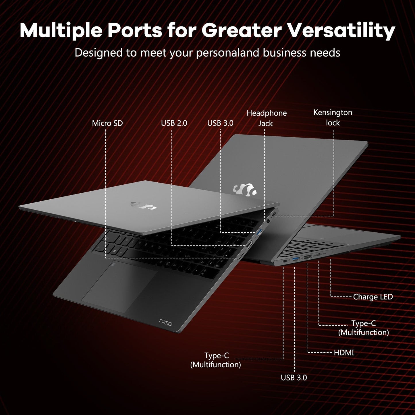 KYYWEE 15.6 N153 FHD R5 6600H Laptop-Gray-2TB-Windows 11 Pro