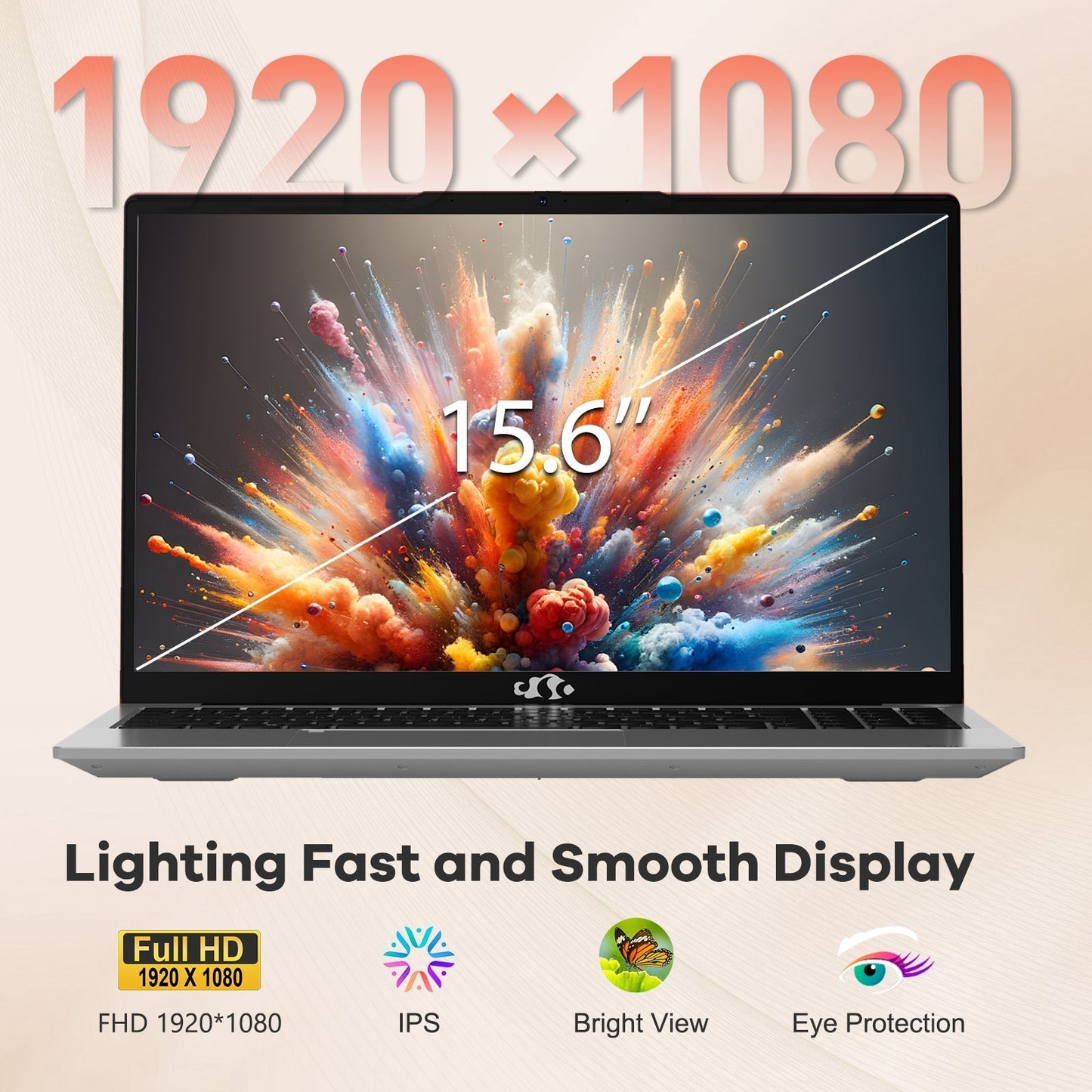 KYYWEE 15.6 N153 FHD R5 6600H Laptop-Red-1TB