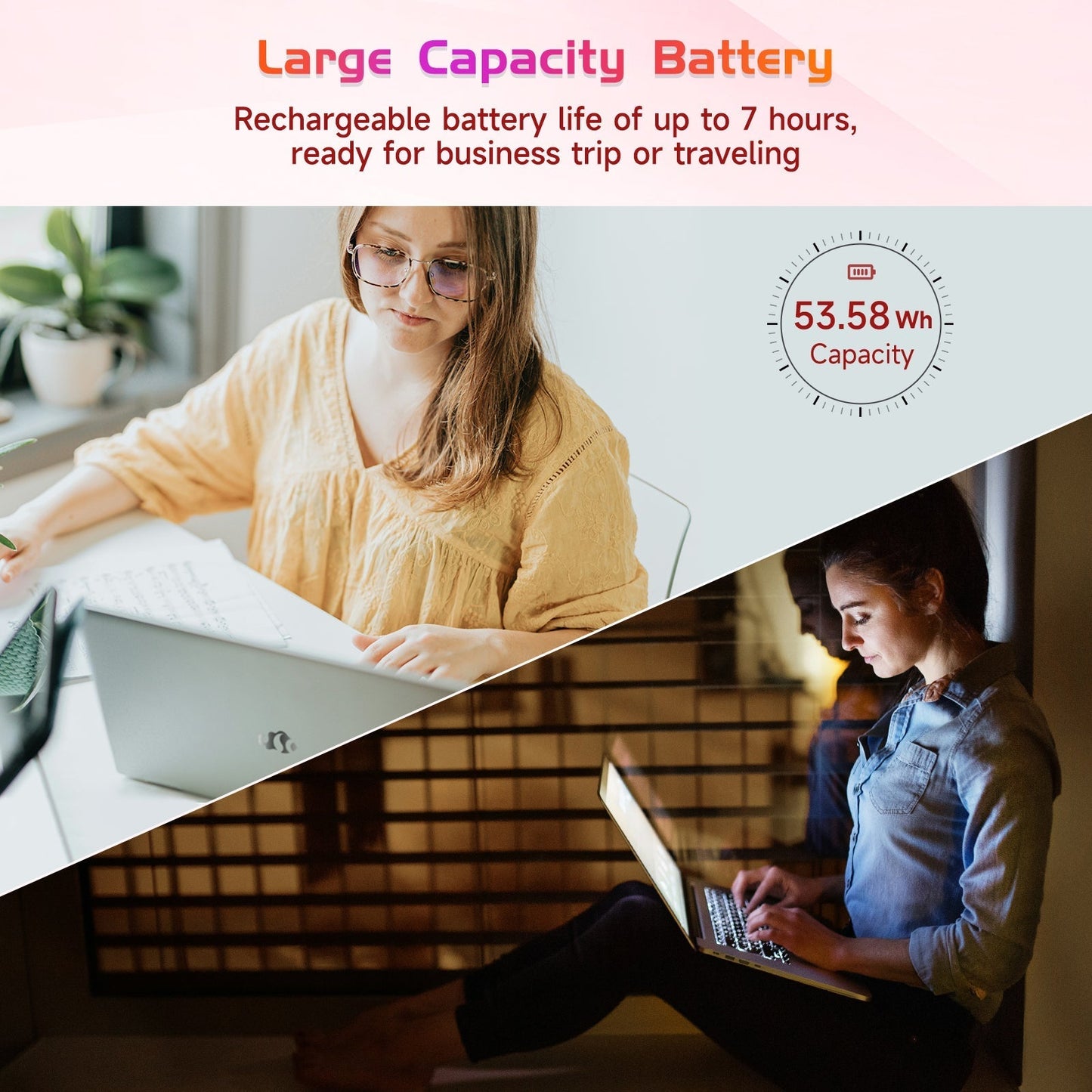 KYYWEE 17.3 FHD N171 I3-1215U Laptop for Student and Business-32GB-Rose Gold-1TB