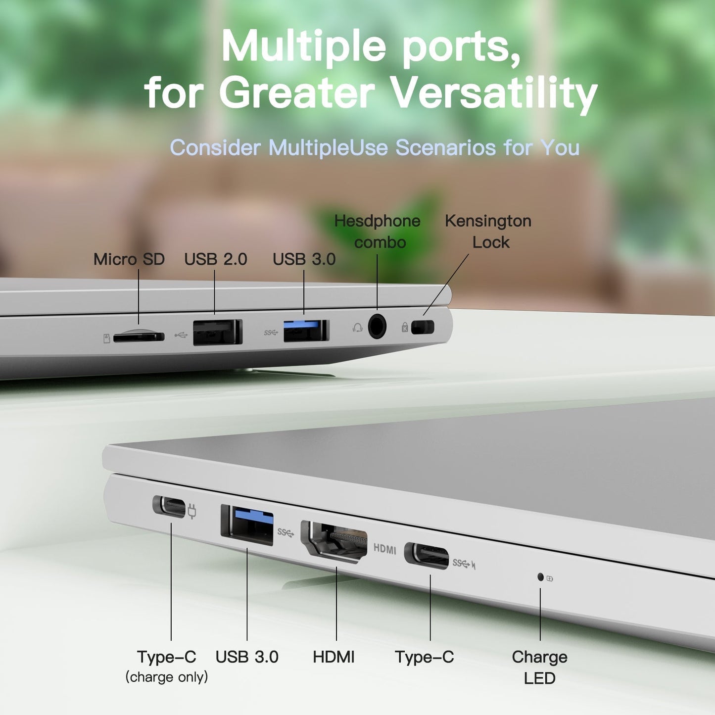 KYYWEE 15.6" N151 FHD laptop for Home and School-16GB - Red