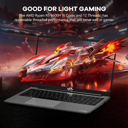 KYYWEE 15.6 N153 FHD R5 6600H Laptop-Gray-2TB